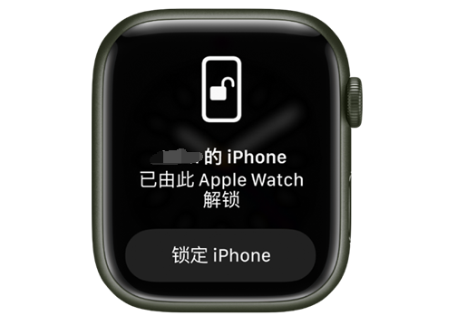 孟村苹果手机维修分享用 AppleWatch 解锁配备面容 ID 的 iPhone方法 